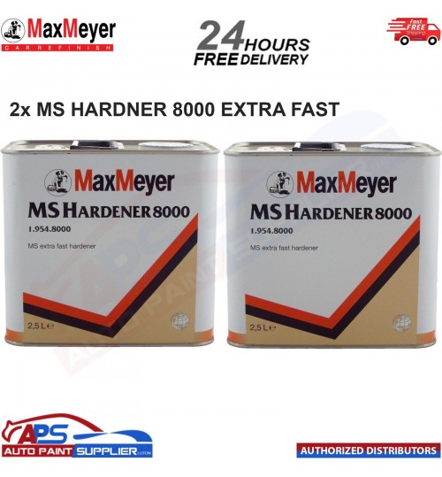 2x Max Meyer 2K Extra Fast MS Hardener 8000 Hardener 2.5 LITRE - FAST DELIVERY
